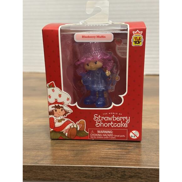 Strawberry Shortcake Rare Chase Blueberry Muffin Mini Figure Series2 Cheebee TLS